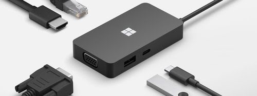 Surface USB-C Travel Hub Comm - Achat / Vente sur grosbill-pro.com - 1