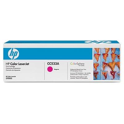 Toner Magenta 2800 p. - CC533A pour imprimante Laser HP - 0