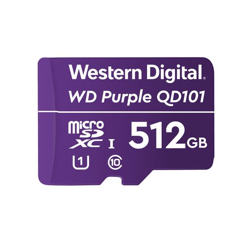 Grosbill Carte mémoire WD SSD Purple 512GB MICROSD