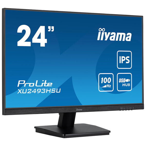 Grosbill Ecran PC Iiyama XU2493HSU-B6 24"FHD/100Hz/IPS/1ms/Hub USB/FreeSync