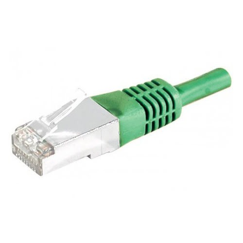 RJ45 Vert Cat.6 S/FTP - 5m  - Connectique réseau - grosbill-pro.com - 0