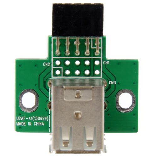 2 Port USB Motherboard Header Adapter - Achat / Vente sur grosbill-pro.com - 1