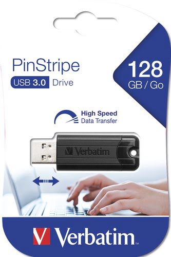 USB DRIVE 3.0 128GB PINSTRIPE BLACK - Achat / Vente sur grosbill-pro.com - 4