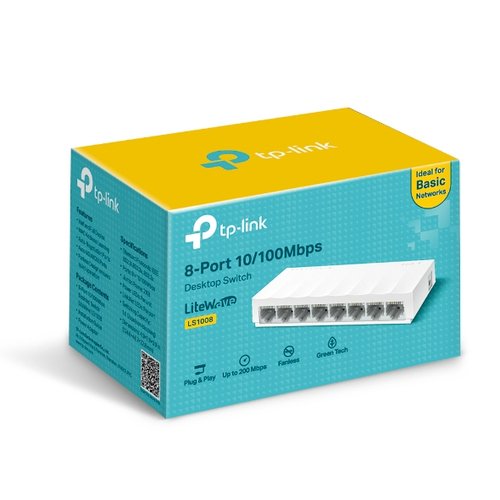 8-Port 10/100Mbps Desktop Switch - Achat / Vente sur grosbill-pro.com - 5