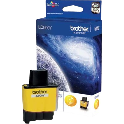 Cartouche LC900Y Jaune pour imprimante Jet d'encre Brother - 0