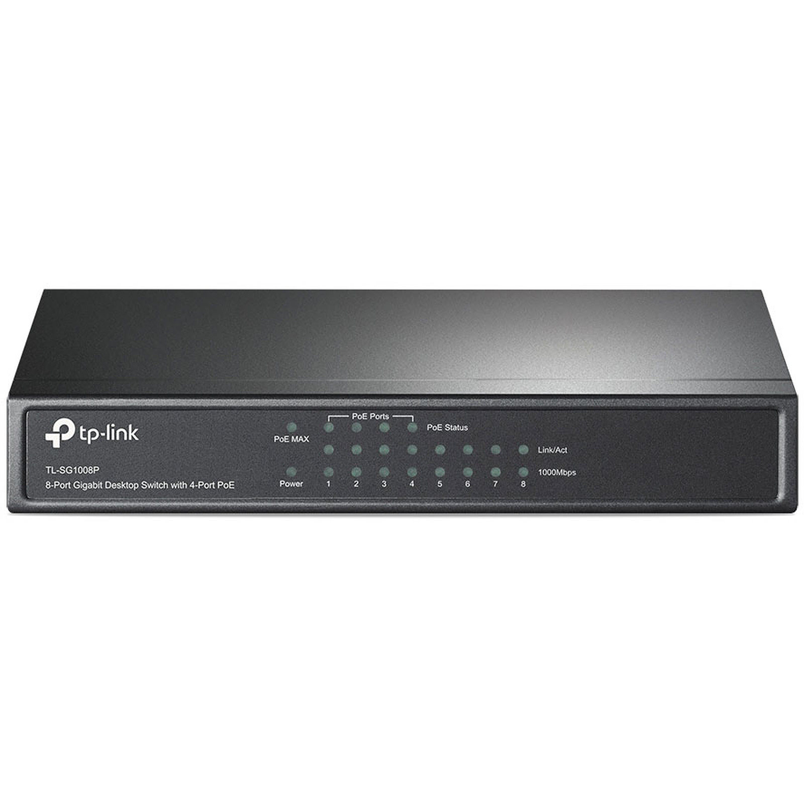 Switch TP-Link 8 Ports 10/100/1000Mbps TL-SG1008P (4 POE) - 0
