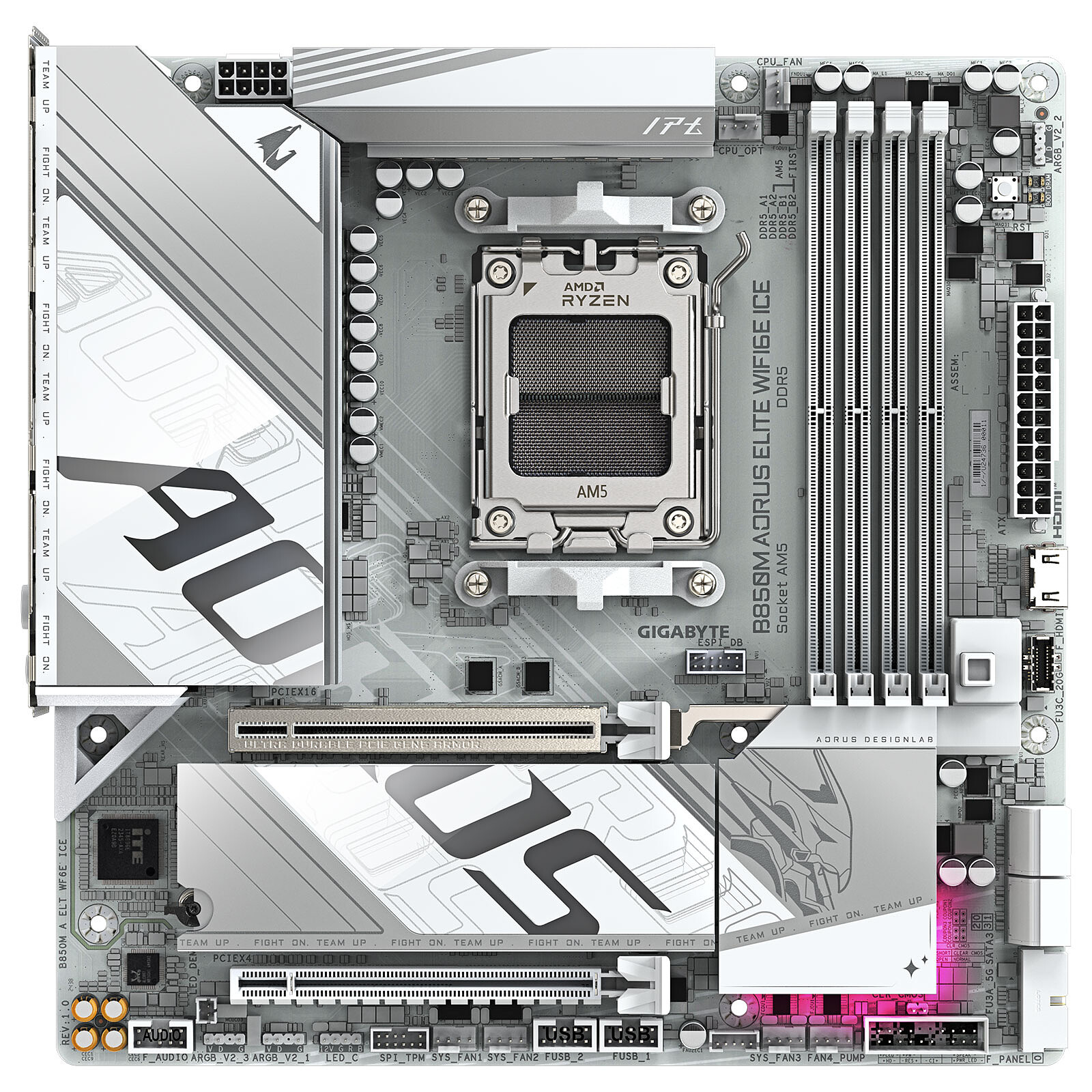 Gigabyte B850M A ELT WF6E ICE Micro-ATX  - Carte mère Gigabyte - 2