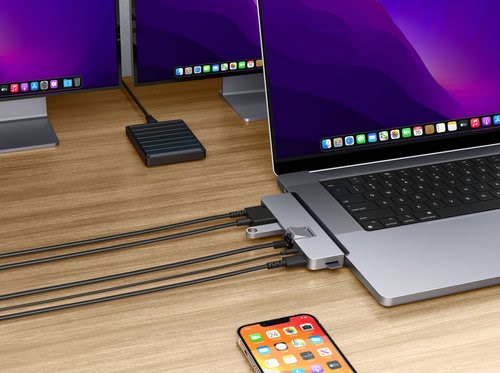 HD7-IN-2 USB-C HUB FOR MBPRO21 - Achat / Vente sur grosbill-pro.com - 10