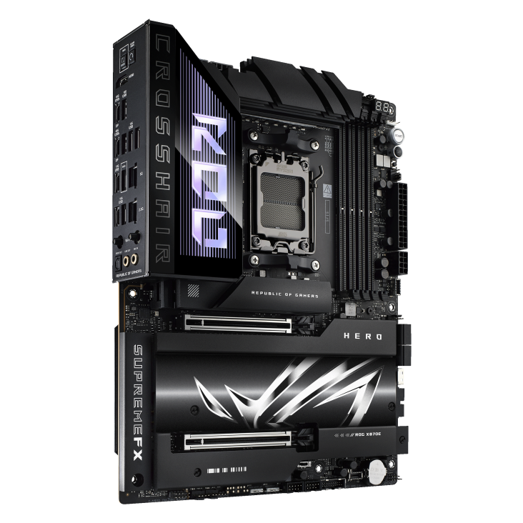 Asus ROG CROSSHAIR X870E HERO ATX  - Carte mère Asus - grosbill-pro.com - 1