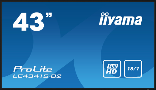 Iiyama LE4341S-B2 - 43" IPS/8ms/FHD (LE4341S-B2) - Achat / Vente Affichage dynamique sur grosbill-pro.com - 0