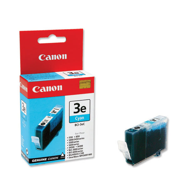 Cartouche BCI 3 E Cyan - 4480A002 pour imprimante Jet d'encre Canon - 0