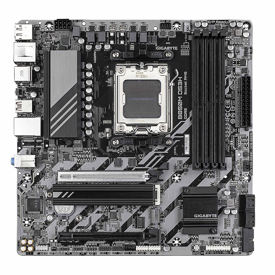 Gigabyte B850M DS3H Micro-ATX  - Carte mère Gigabyte - grosbill-pro.com - 2