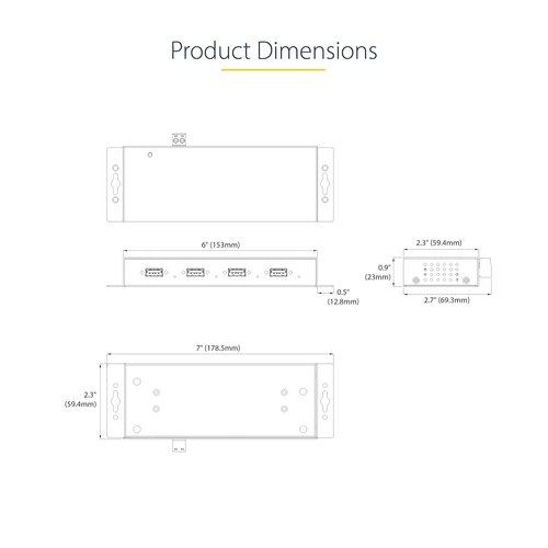 HUB USB 3.0 5GBPS A 4 PORTS IN - Achat / Vente sur grosbill-pro.com - 9