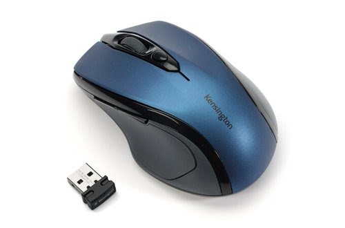 Grosbill Souris PC Kensington ProFitMid Wireless Sapphire Blue Mouse