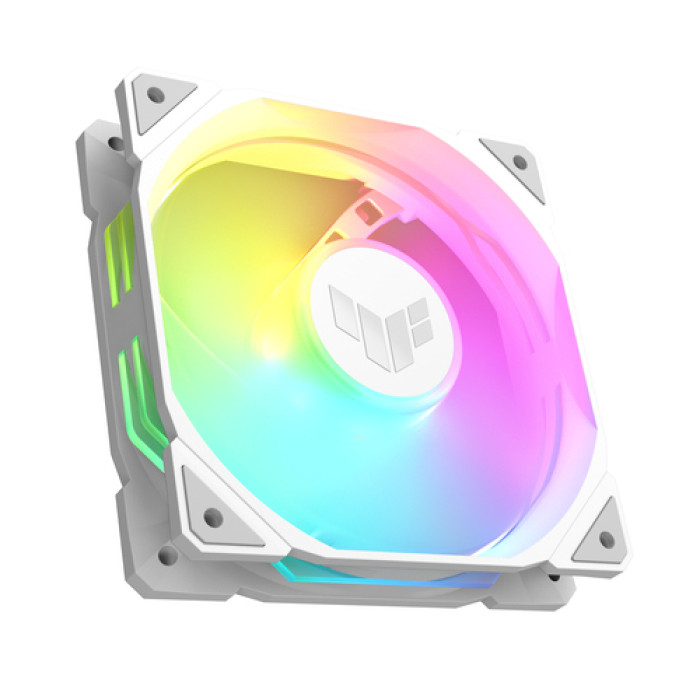 TUF GAMING - TR120 Fan ARGB REVERSE 3en1 - Blanc 