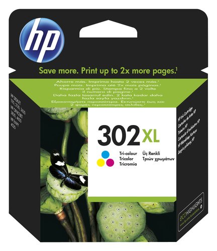 HP Ink/302XL Tri-Colour Cart - Achat / Vente sur grosbill-pro.com - 1