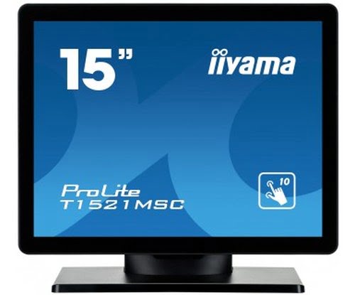 Grosbill Ecran PC Iiyama ProLite T1521MSC-B1 15" Tact/1024x768/8ms/HP/75Hz