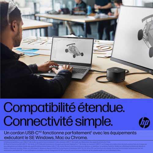 HP TB 280W G4 Dock wCombo Cable-EURO - Achat / Vente sur grosbill-pro.com - 13