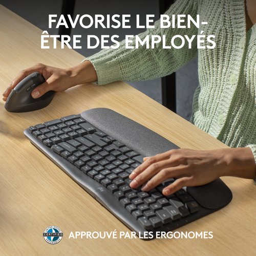 WAVE KEYS FOR BUSINESS-GRAPHITE - Achat / Vente sur grosbill-pro.com - 1