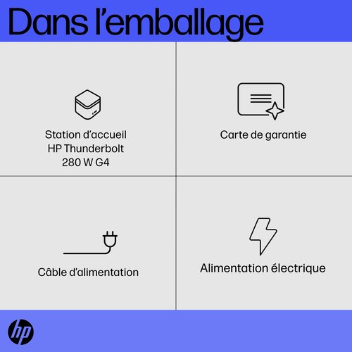 HP TB 280W G4 Dock wCombo Cable-EURO - Achat / Vente sur grosbill-pro.com - 14