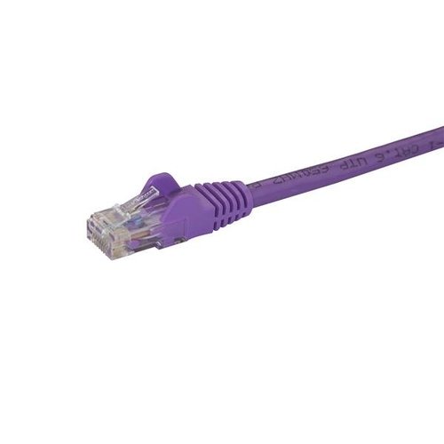 2m Purple Snagless UTP Cat6 Patch Cable - Achat / Vente sur grosbill-pro.com - 1