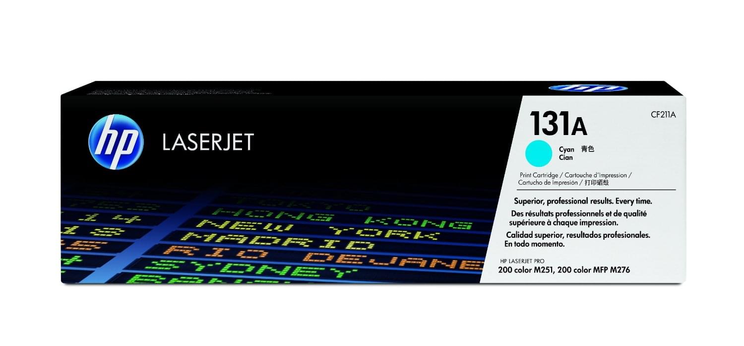 Toner Cyan HP 131A - CF211A pour imprimante Laser HP - 0