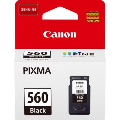 Cartouche d'encre noire CRG PG-560 - 3713C001 pour imprimante Jet d'encre Canon - 0