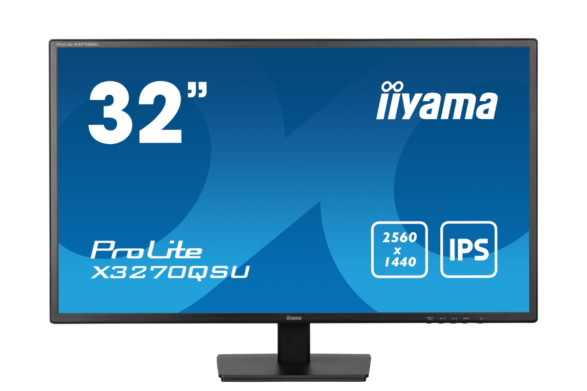 Iiyama 32"  X3270QSU-B1 - Ecran PC Iiyama - grosbill-pro.com - 0