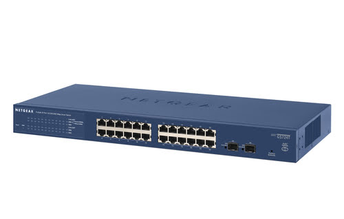 Switch Netgear 24 ports 10/100/1000 GS724T Rackable - grosbill-pro.com - 2