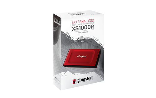 Kingston XS1000 Red USB-C 3.2 1To (SXS1000R/1000G) - Achat / Vente Disque SSD externe sur grosbill-pro.com - 4