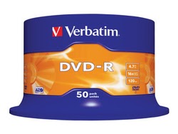 Grosbill Consommable stockage Verbatim DVD-R x 50 - 4.7 Go