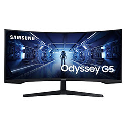 image produit Samsung Odyssey G5 C34G55TWWR - 34"incurvé/1ms/UWQHD/165Hz Grosbill
