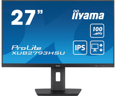 Iiyama 27"  XUB2793HSU-B7 - Ecran PC Iiyama - grosbill-pro.com - 0