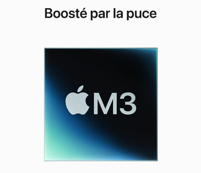 Apple Macbook Air M3 15" 24Go/512Go Minuit (MC9L4FN/A) - Achat / Vente MacBook sur grosbill-pro.com - 2