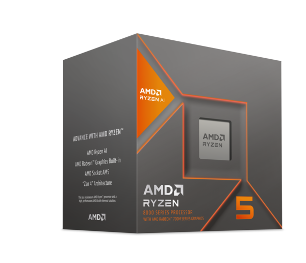 Grosbill Processeur AMD Ryzen 5 8600G - 5GHz/22Mo/AM5/BOX