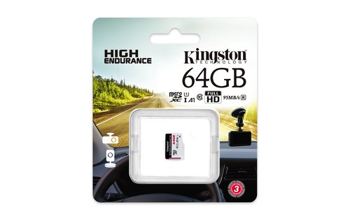 64GBmicroSDXC Endurance 95R/30W UHS-I CO - Achat / Vente sur grosbill-pro.com - 2