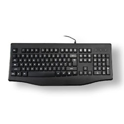 Wired USB Azerty keyboard silent keys