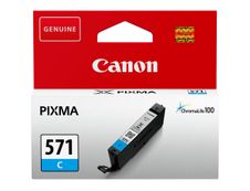 Cartouche CL-571XLC Cyan pour imprimante Jet d'encre Compatible Canon - 0