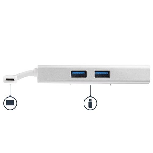 USB C Multiport Adapter - PD - Silver - Achat / Vente sur grosbill-pro.com - 2