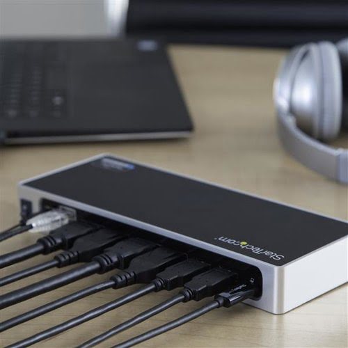 USB-C/USB 3.0 Docking Station Dual 4K - Achat / Vente sur grosbill-pro.com - 6