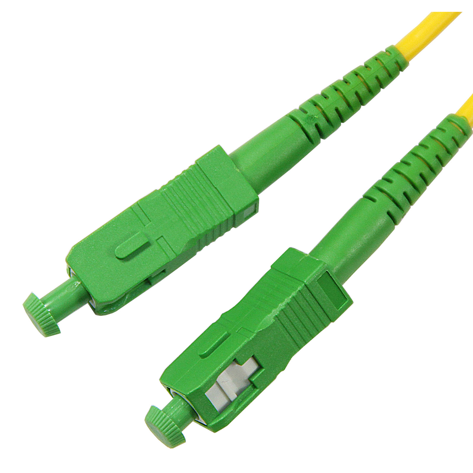 Cordon fibre optique simplex SC APC/APC 5,0m - Connectique réseau - 0