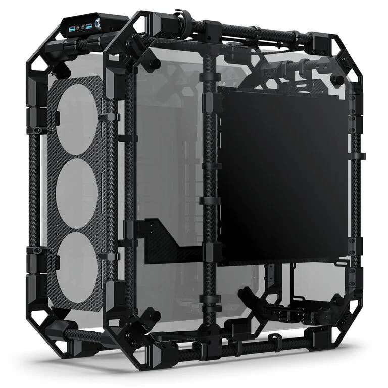 Alphacool Apex Skeleton Carbon Noir - Boîtier PC Alphacool - 2