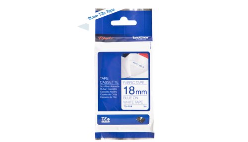 Ribbon 18mm/3M blue/whTextil - Achat / Vente sur grosbill-pro.com - 0