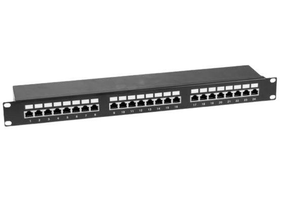 Grosbill Pro Panneau 19" 1U 24 PORTS CAT6 STP  - Accessoire boîtier - 2