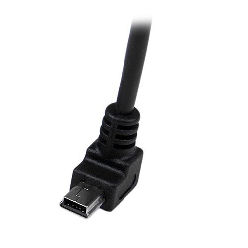 2m USB to Down Angle Mini USB Cable - Achat / Vente sur grosbill-pro.com - 3