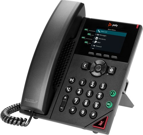 VVX 250 4-LINE BIZ-IP-PHONE - Achat / Vente sur grosbill-pro.com - 1