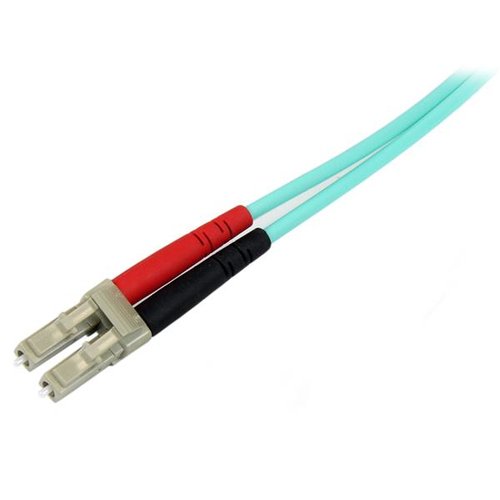 1m 10 Gb Aqua Fiber Patch Cable LC/LC - Achat / Vente sur grosbill-pro.com - 1