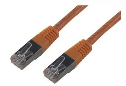 CAT 6 F/UTP Patch cable - 5m Orange - Achat / Vente sur grosbill-pro.com - 0
