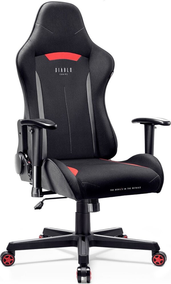 Diablo Chairs  X-Starter Noir/Rouge - Siège PC Gamer - grosbill-pro.com - 1