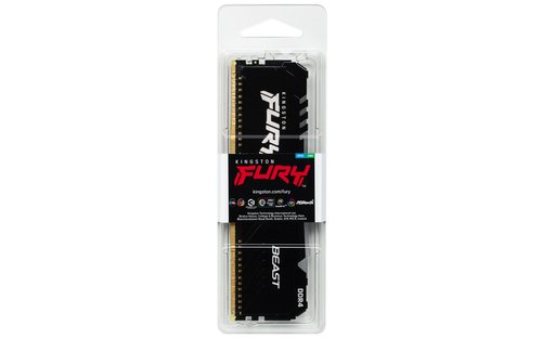 Kingston Fury Beast RGB 8Go (1x8Go) DDR4 3200MHz - Mémoire PC Kingston sur grosbill-pro.com - 4